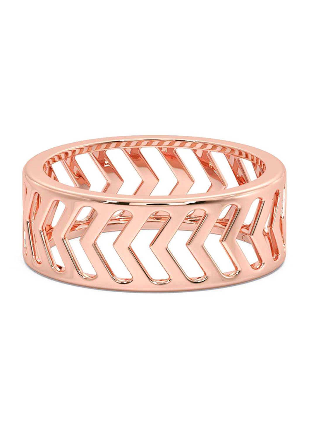

CANDERE A KALYAN JEWELLERS COMPANY Men 18KT Rose Gold Ring - 3.85 gm