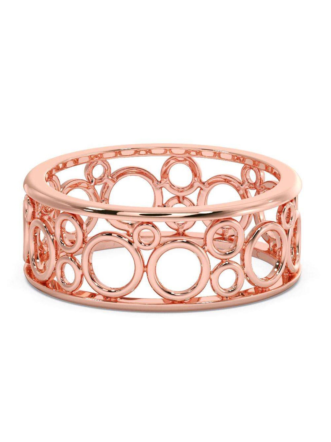 

CANDERE A KALYAN JEWELLERS COMPANY Men 18KT BIS Hallmark Rose Gold Finger Ring 3.39 g