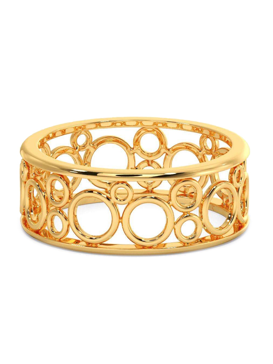 

CANDERE A KALYAN JEWELLERS COMPANY Men 14KT BIS Hallmark Gold Finger Ring-3.32 g