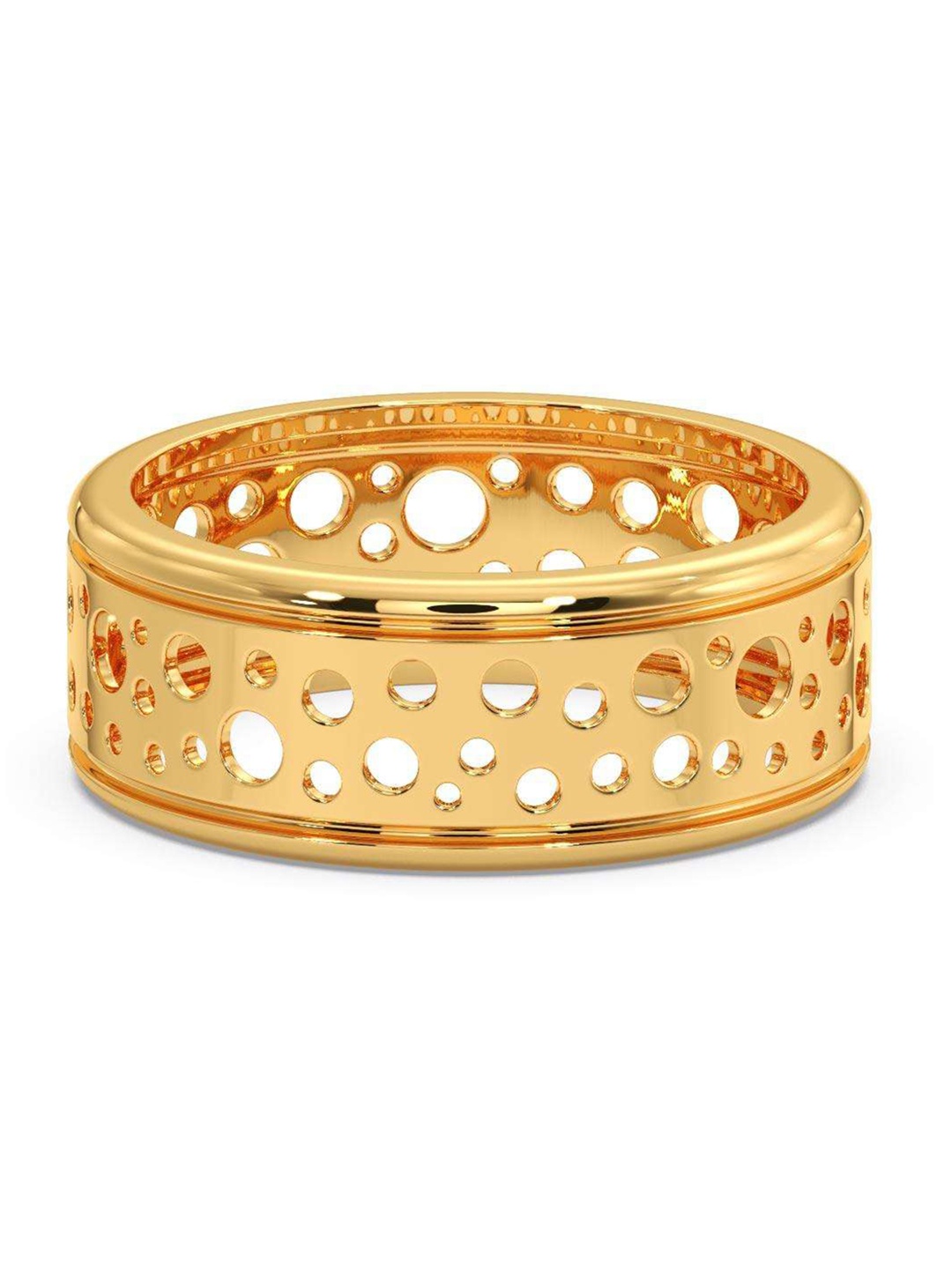 

CANDERE A KALYAN JEWELLERS COMPANY Men 18KT BIS Hallmark Gold Ring- 4.74gm