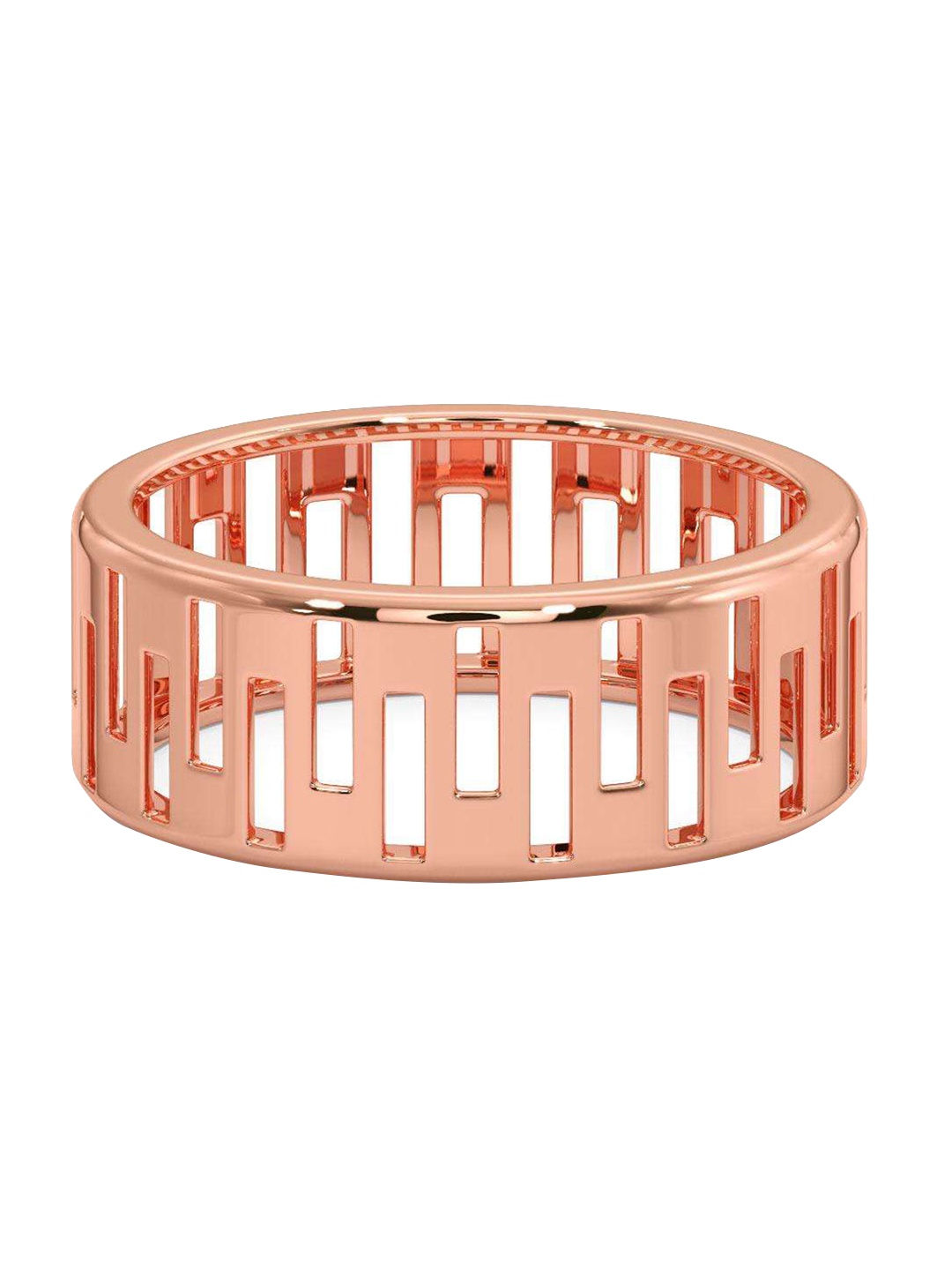 

CANDERE A KALYAN JEWELLERS COMPANY Men 18KT Rose Gold Ring-3.47 g