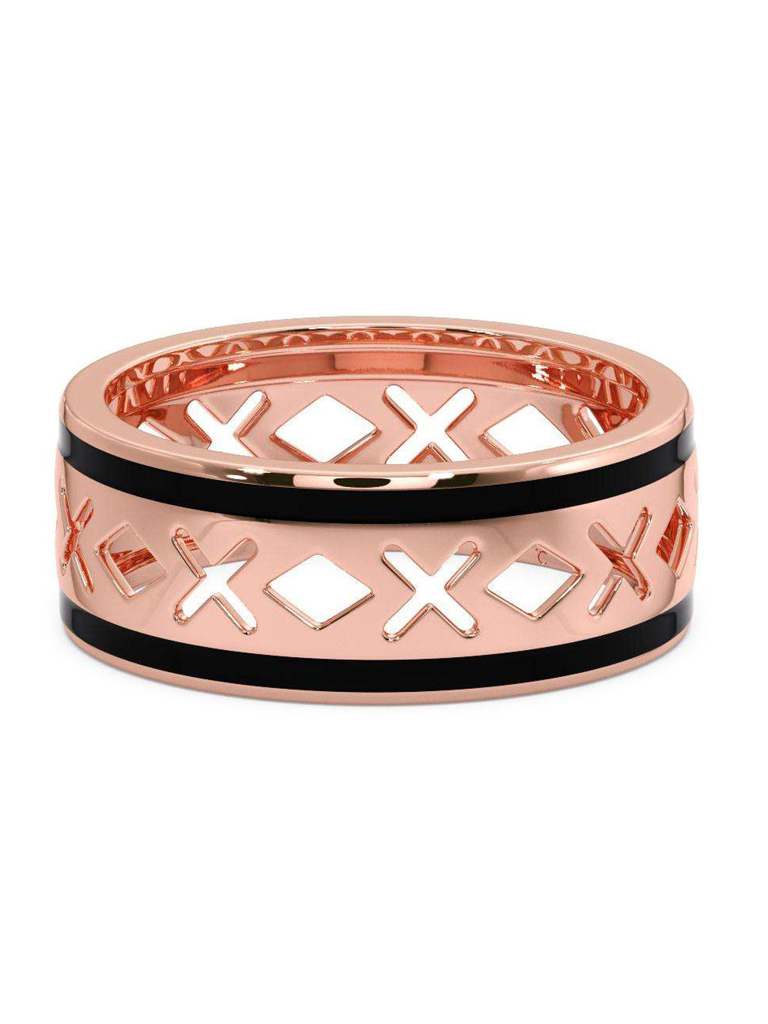 

CANDERE A KALYAN JEWELLERS COMPANY Men 18KT Rose Gold Ring - 3.65 g
