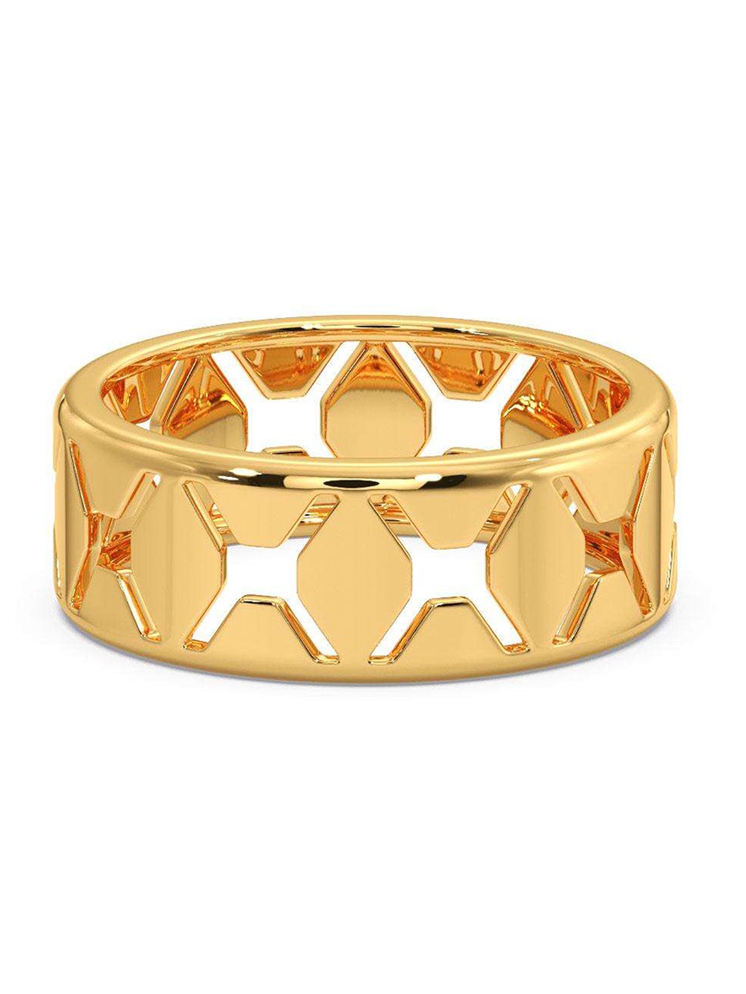 

CANDERE A KALYAN JEWELLERS COMPANY Men 14KT Gold Ring-4.46 g