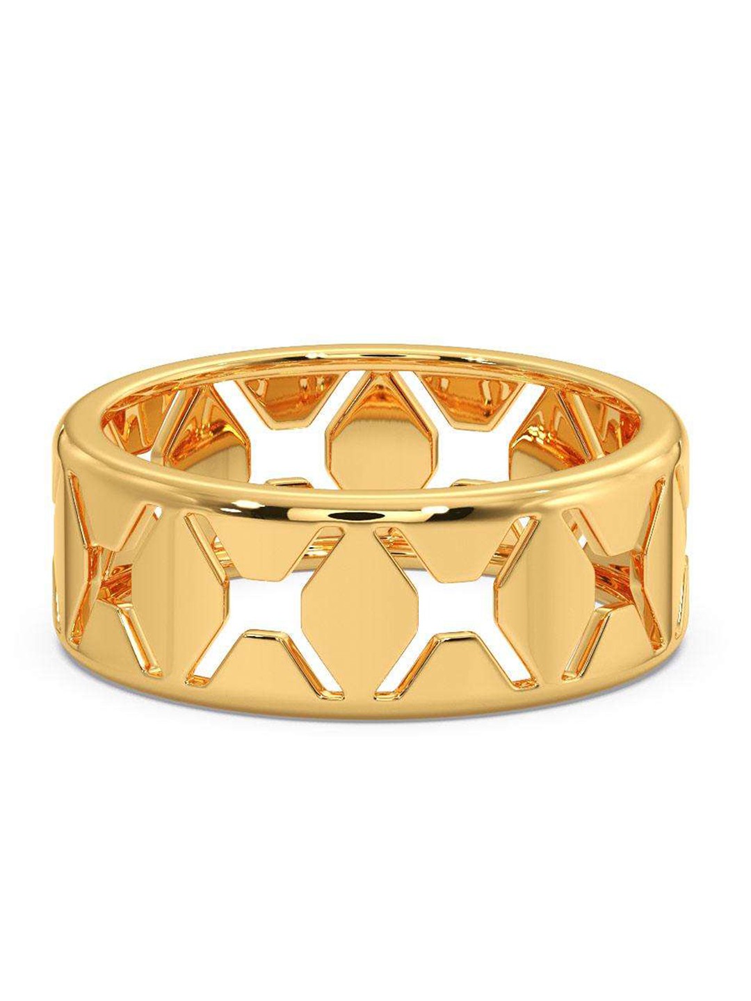 

CANDERE A KALYAN JEWELLERS COMPANY Men 14KT Gold Ring-4.53gm