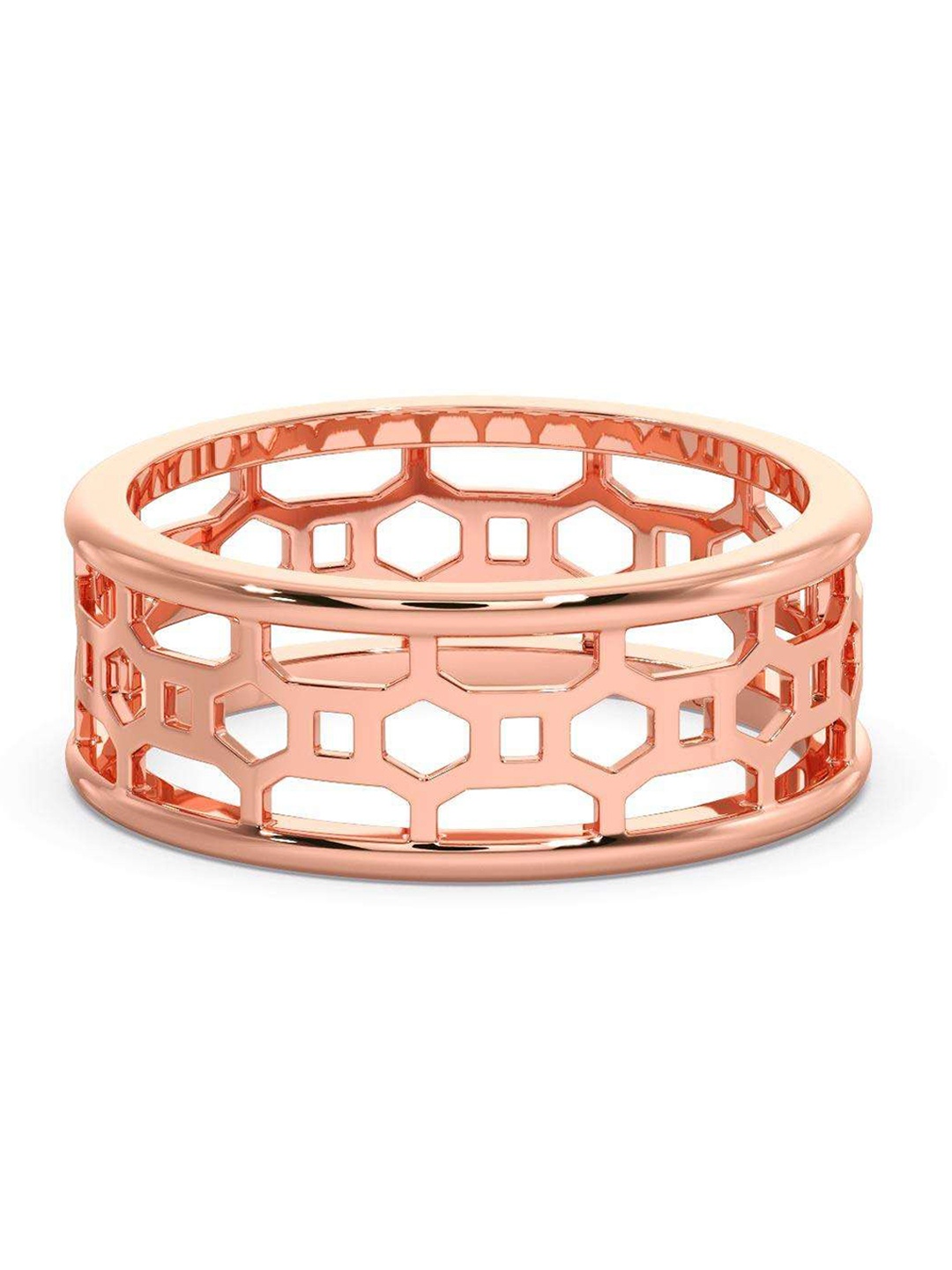 

CANDERE A KALYAN JEWELLERS COMPANY Men 18KT Rose Gold Ring - 4.41 g