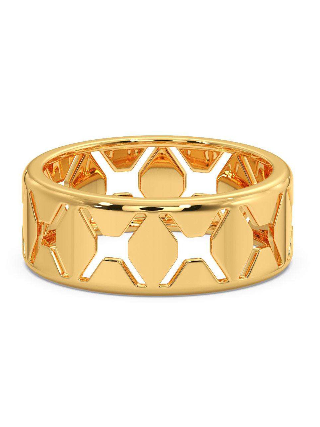 

CANDERE A KALYAN JEWELLERS COMPANY Men 18KT Gold Ring-4.32gm