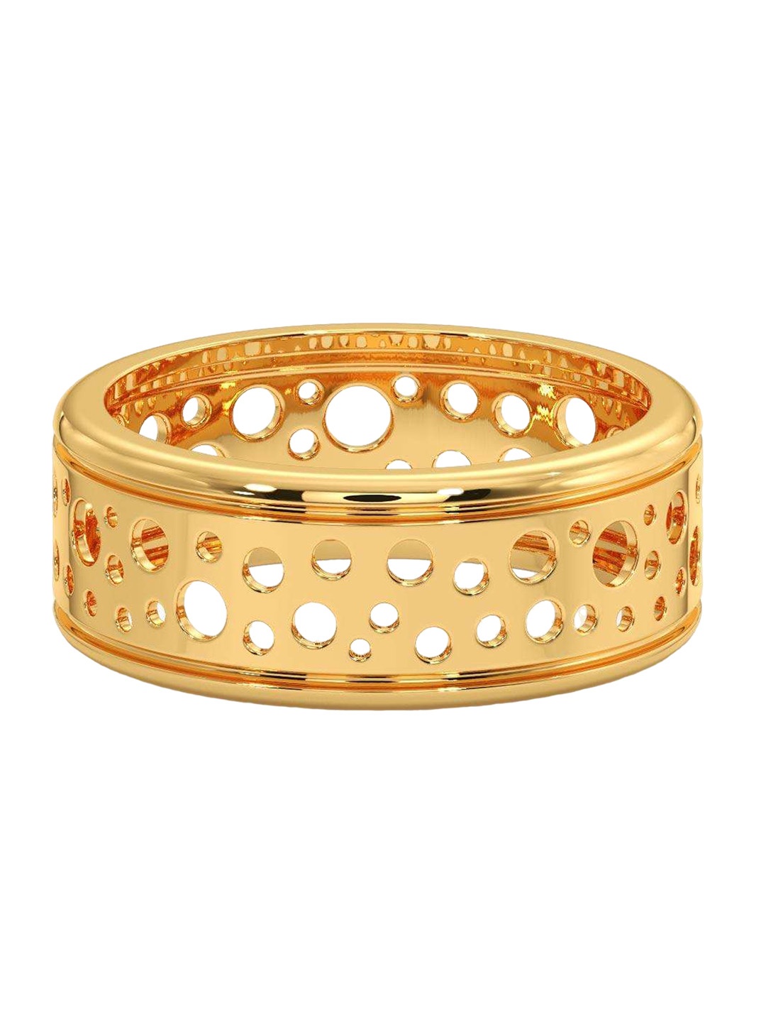 

CANDERE A KALYAN JEWELLERS COMPANY Men 14KT BIS Hallmark Gold Ring -4.46 g