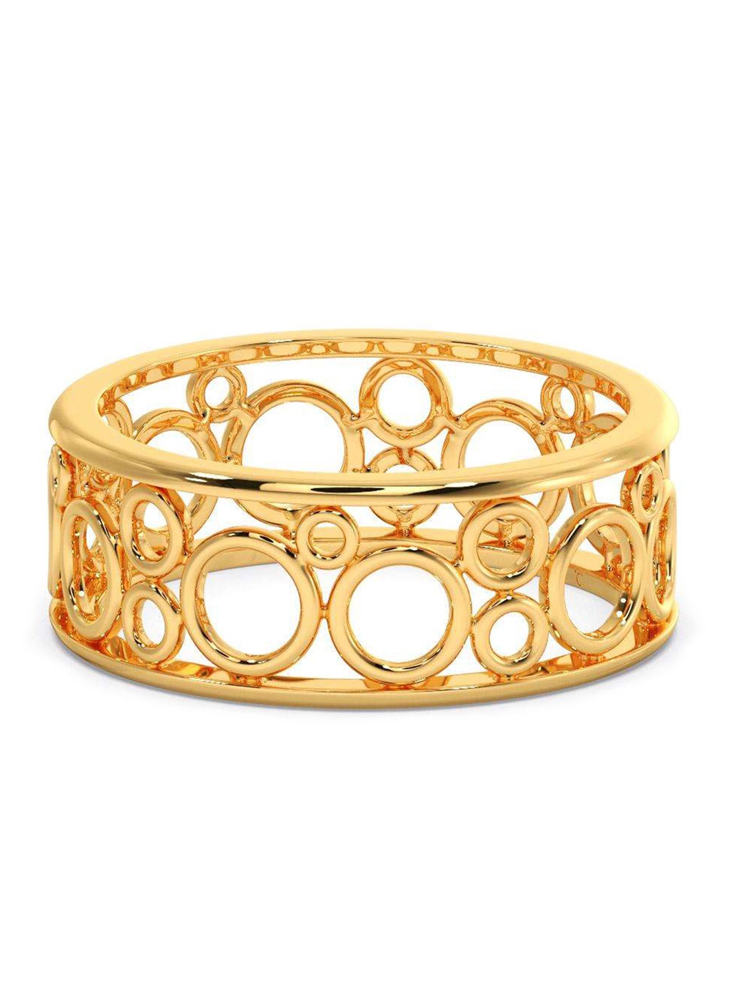 

CANDERE A KALYAN JEWELLERS COMPANY Men 14KT BIS Hallmark Gold Ring Gold- 3.37 g