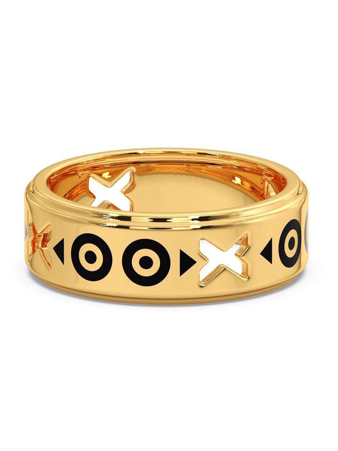 

CANDERE A KALYAN JEWELLERS COMPANY Men 14KT BIS Hallmark Gold Ring - 5.27gm