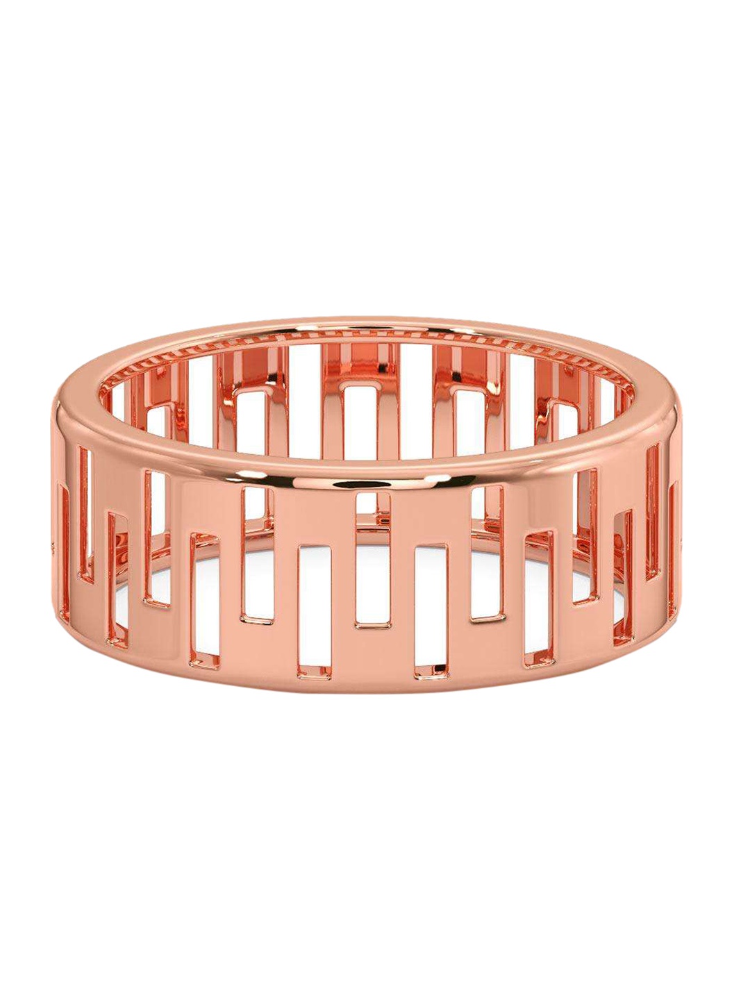 

CANDERE A KALYAN JEWELLERS COMPANY Men 18KT Rose Gold Ring -4.09 g