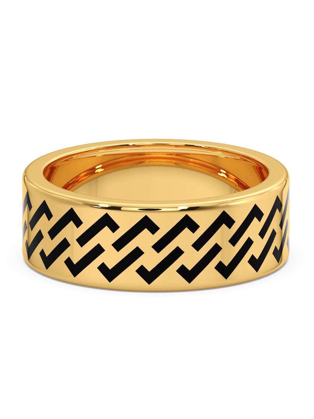 

CANDERE A KALYAN JEWELLERS COMPANY Men 18KT Gold Ring-4.9gm
