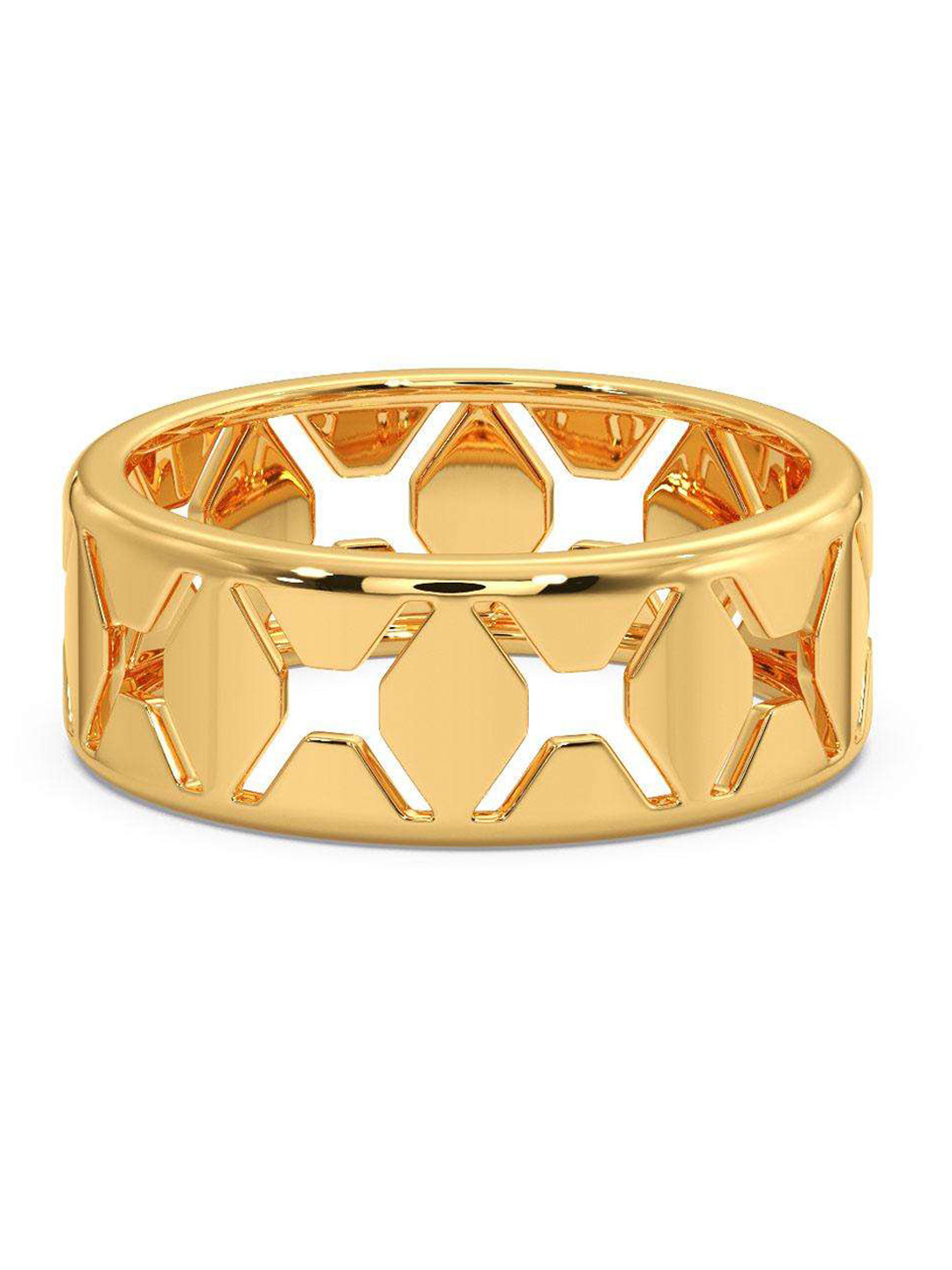 

CANDERE A KALYAN JEWELLERS COMPANY Men 14KT Gold Ring-3.58gm