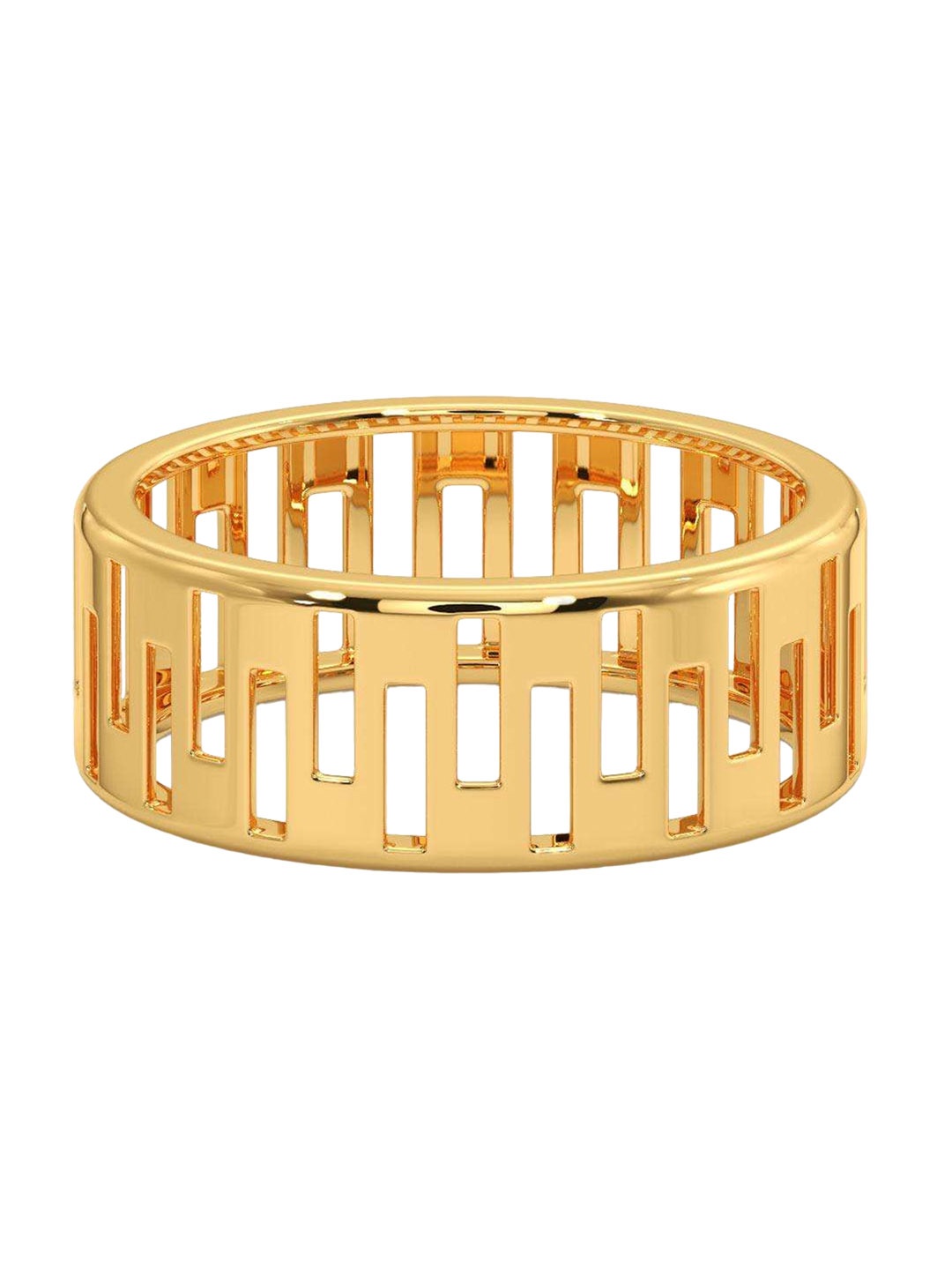 

CANDERE A KALYAN JEWELLERS COMPANY Men 14KT BIS Hallmark Gold Finger Ring 2.7 g