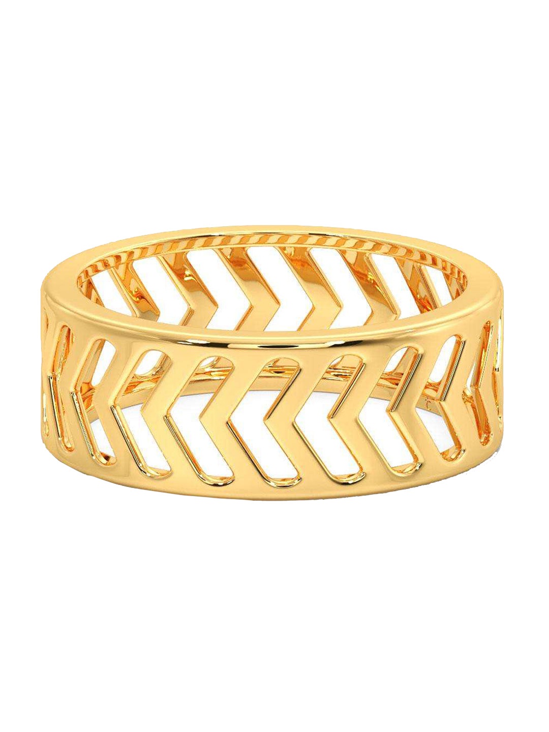 

CANDERE A KALYAN JEWELLERS COMPANY Men 14KT Gold Ring-3.5gm