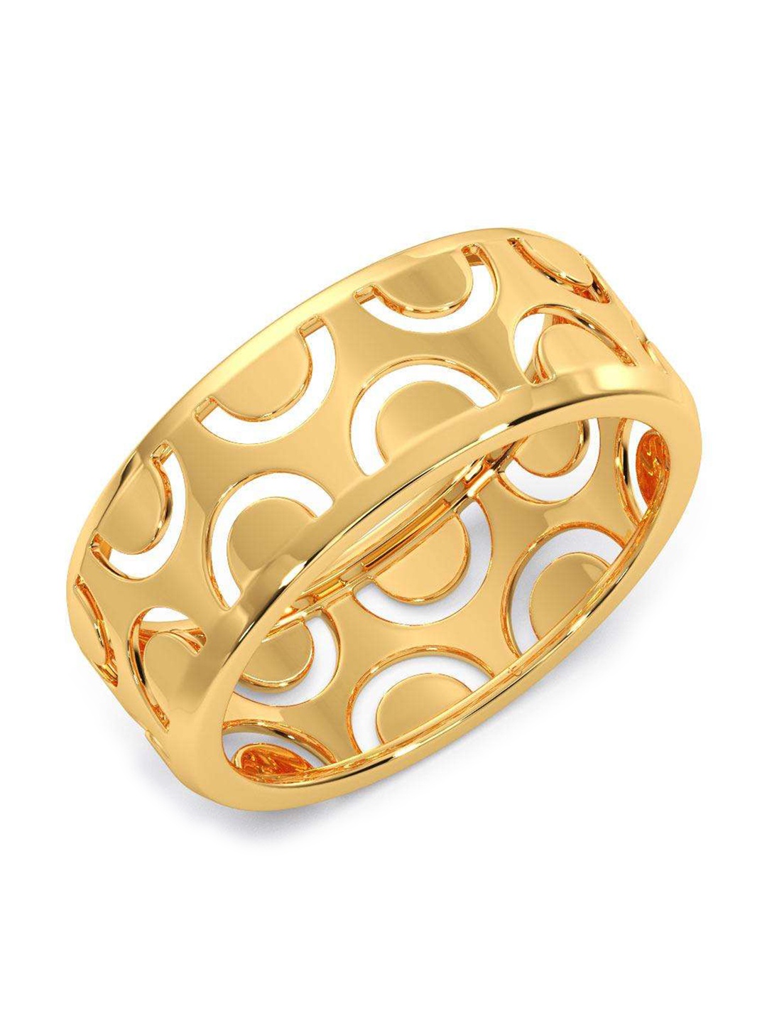 

CANDERE A KALYAN JEWELLERS COMPANY Men 14KT BIS Hallmark Gold Ring - 3.76 gm