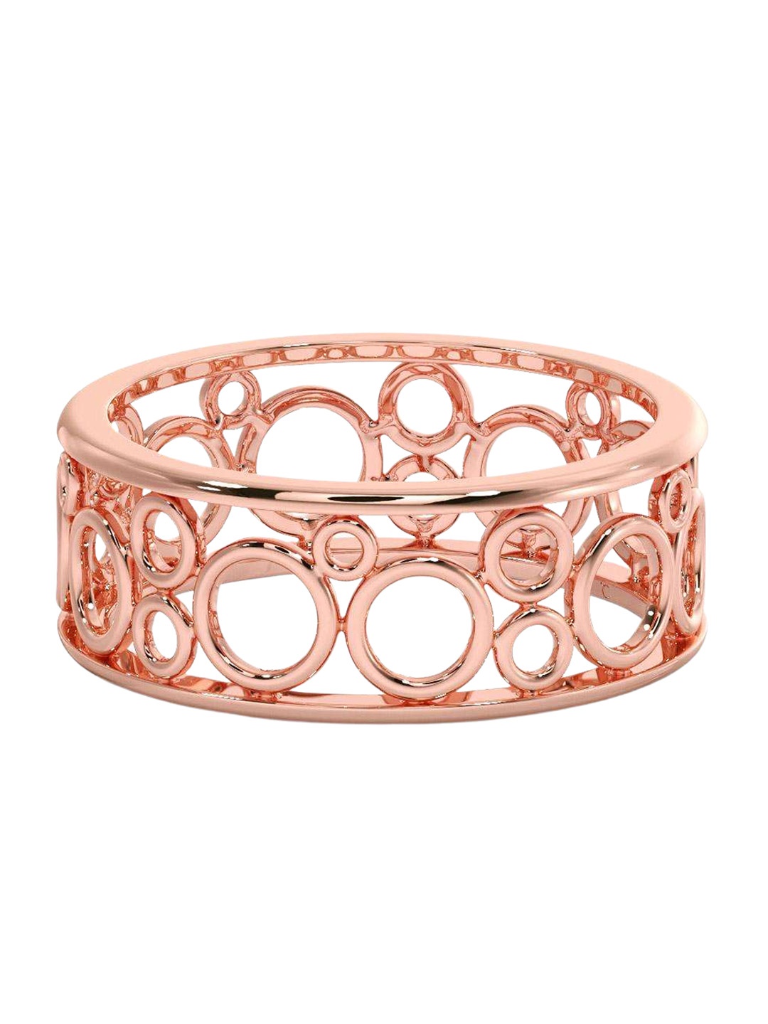 

CANDERE A KALYAN JEWELLERS COMPANY Men 18KT BIS Hallmark Rose Gold Ring- 4.15gm