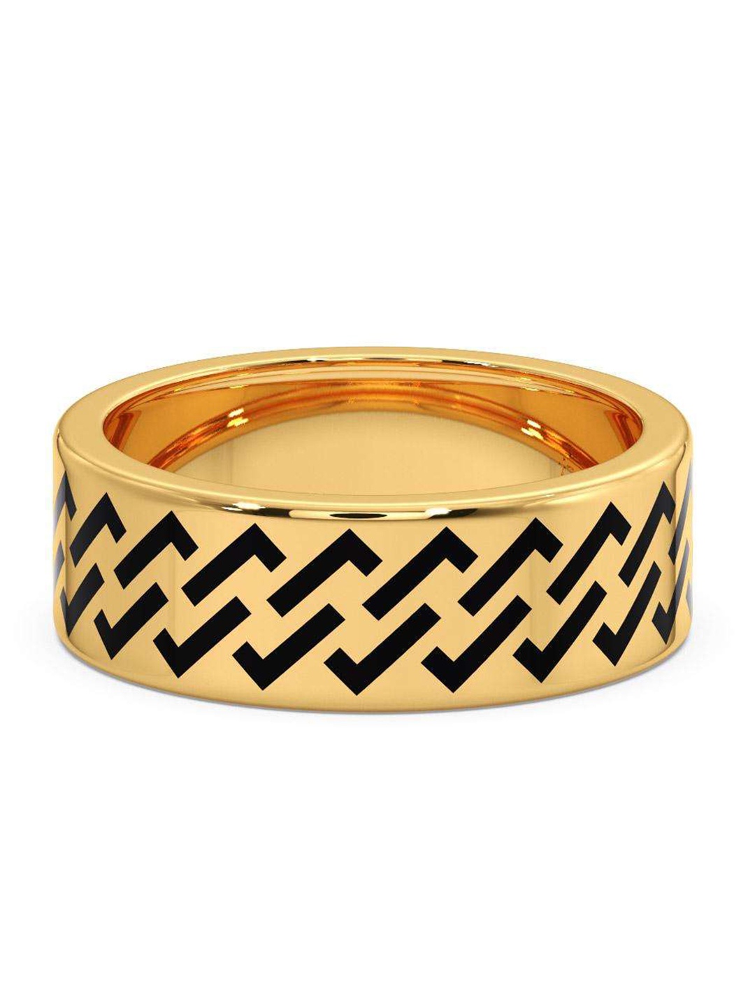 

CANDERE A KALYAN JEWELLERS COMPANY Men 18KT Gold Ring-5.83 g