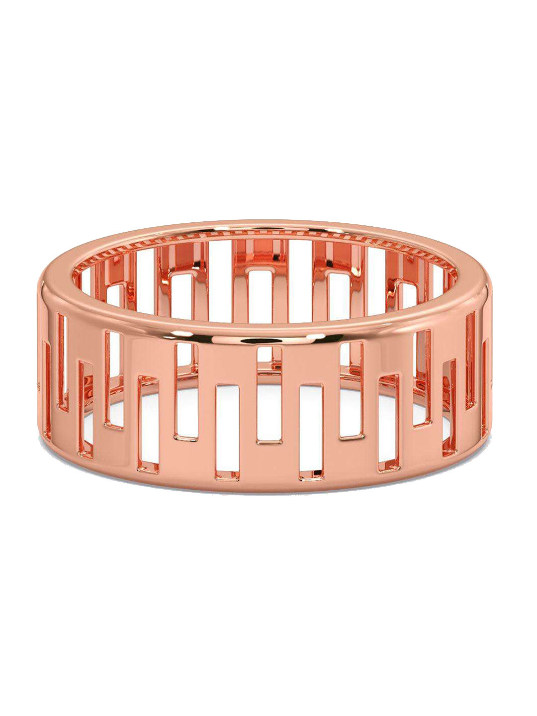 

CANDERE A KALYAN JEWELLERS COMPANY Men 14KT BIS Hallmark Rose Gold Finger Ring-2.88gm
