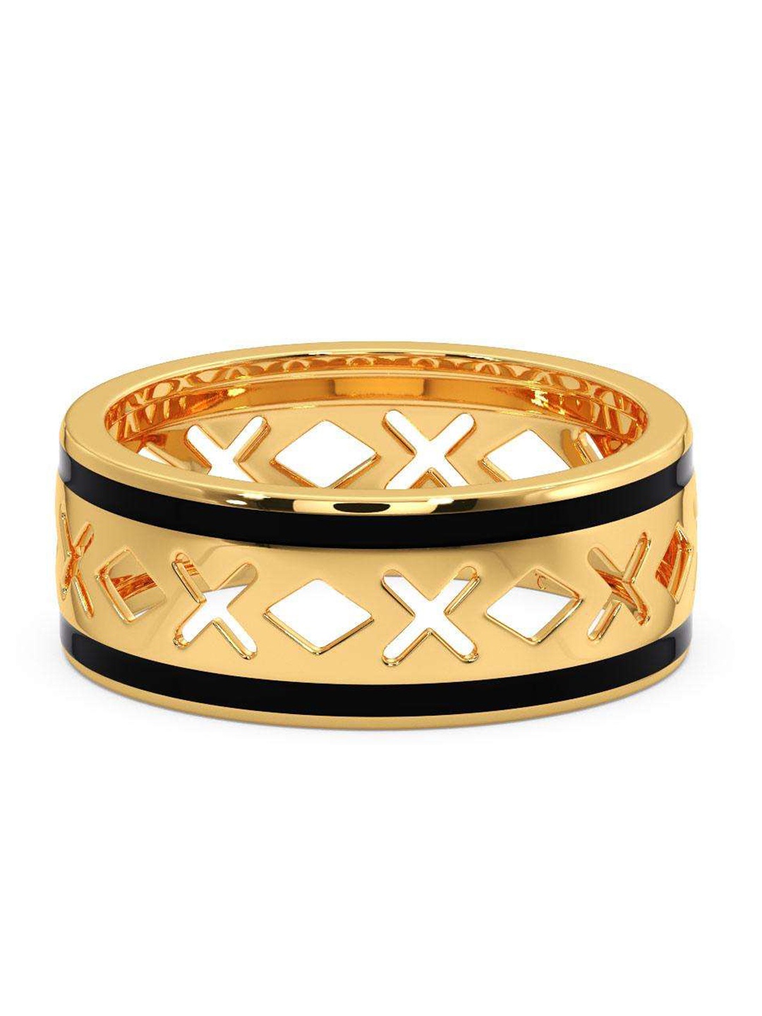 

CANDERE A KALYAN JEWELLERS COMPANY Men 18KT Gold Ring - 3.91 gm