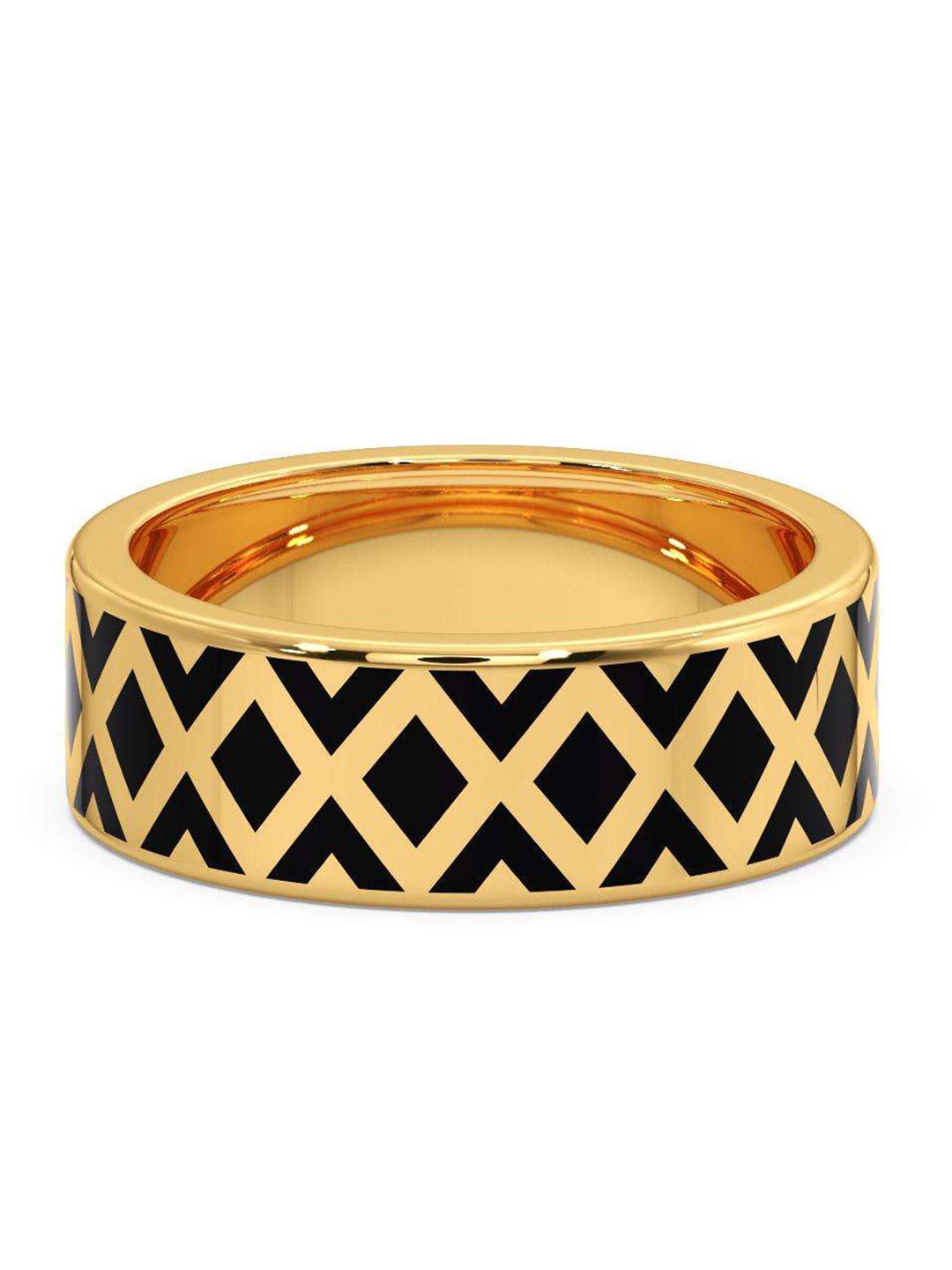 

CANDERE A KALYAN JEWELLERS COMPANY Men 18KT BIS Hallmark Gold Ring -5.52gm