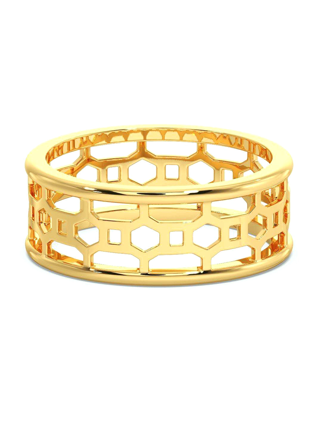 

CANDERE A KALYAN JEWELLERS COMPANY Men 14KT Gold Finger Ring-2.99 g