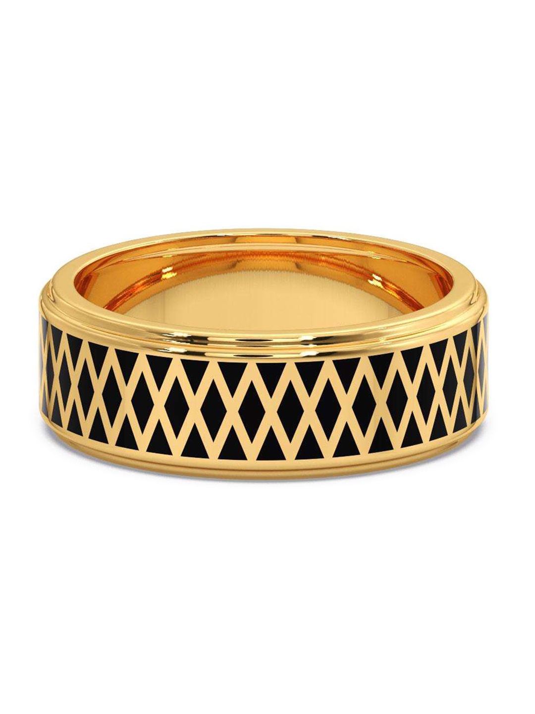 

CANDERE A KALYAN JEWELLERS COMPANY Men 14KT BIS Hallmark Gold Ring- 4.59 g