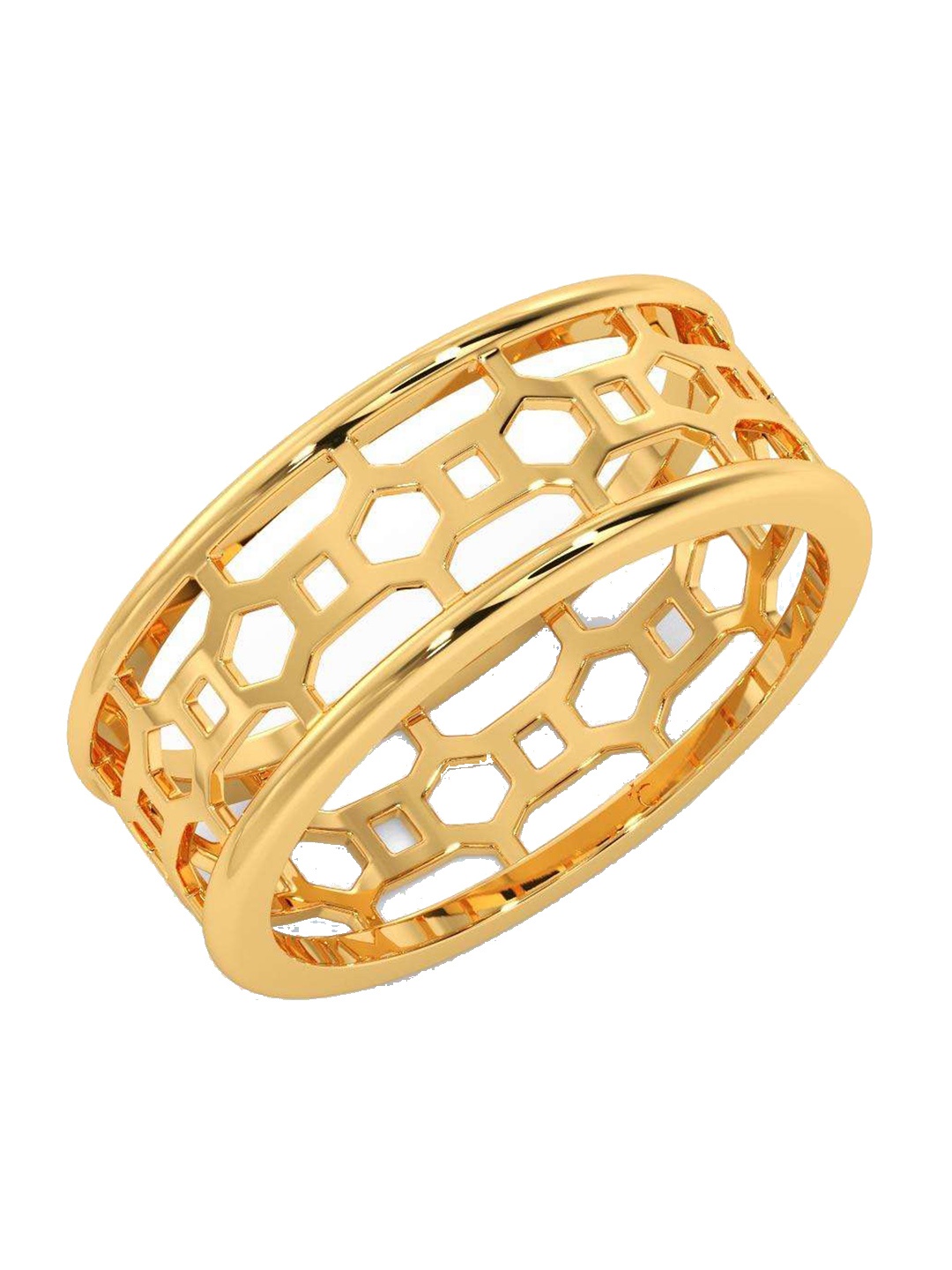 

CANDERE A KALYAN JEWELLERS COMPANY Men 14KT BIS Hallmark Gold Finger Ring- 3.53 g
