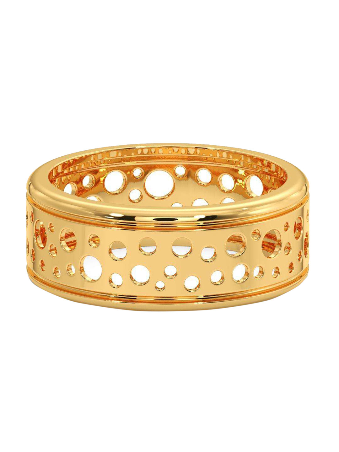 

CANDERE A KALYAN JEWELLERS COMPANY Men 14KT BIS Hallmark Gold Ring-3.67gm