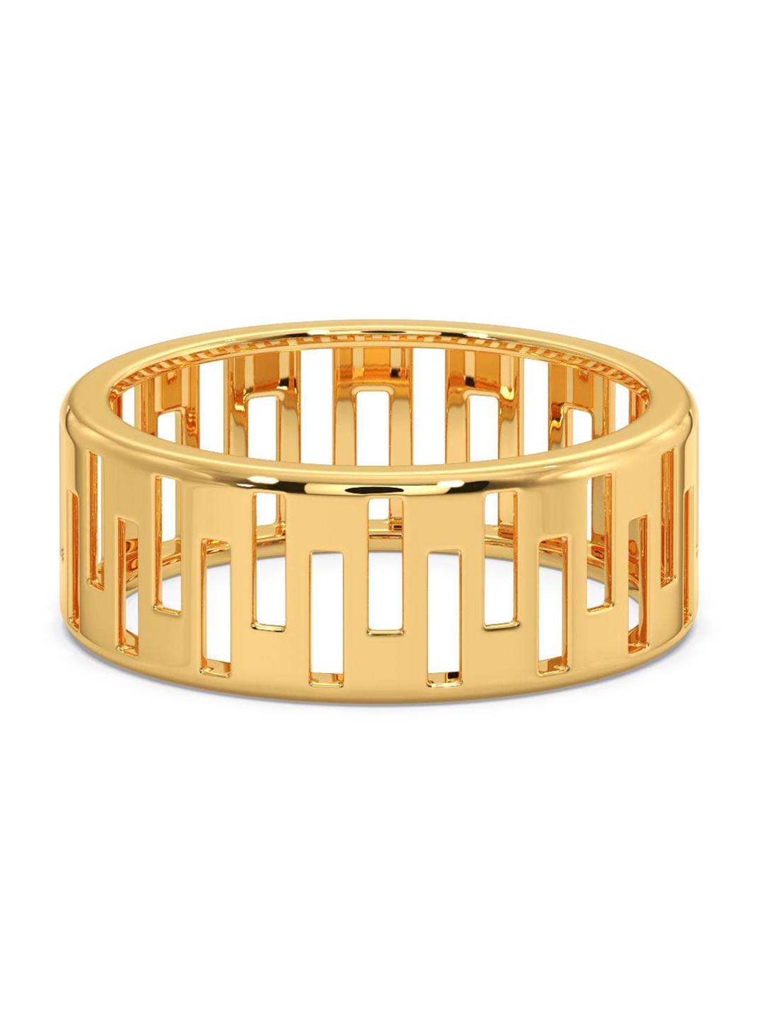 

CANDERE A KALYAN JEWELLERS COMPANY Men 18KT BIS Hallmark Gold Ring- 3.79gm