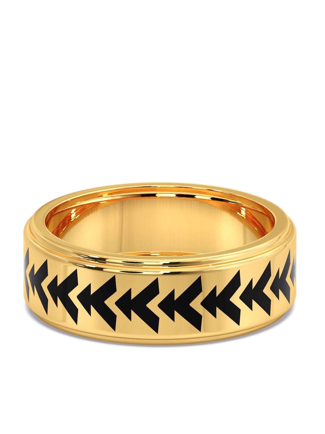 

CANDERE A KALYAN JEWELLERS COMPANY Men 18KT Gold Ring-5.47 gm