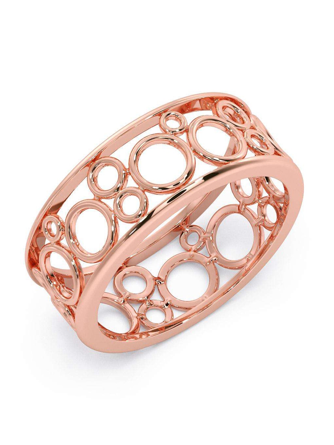 

CANDERE A KALYAN JEWELLERS COMPANY Men 14KT Rose Gold Ring-2.71gm