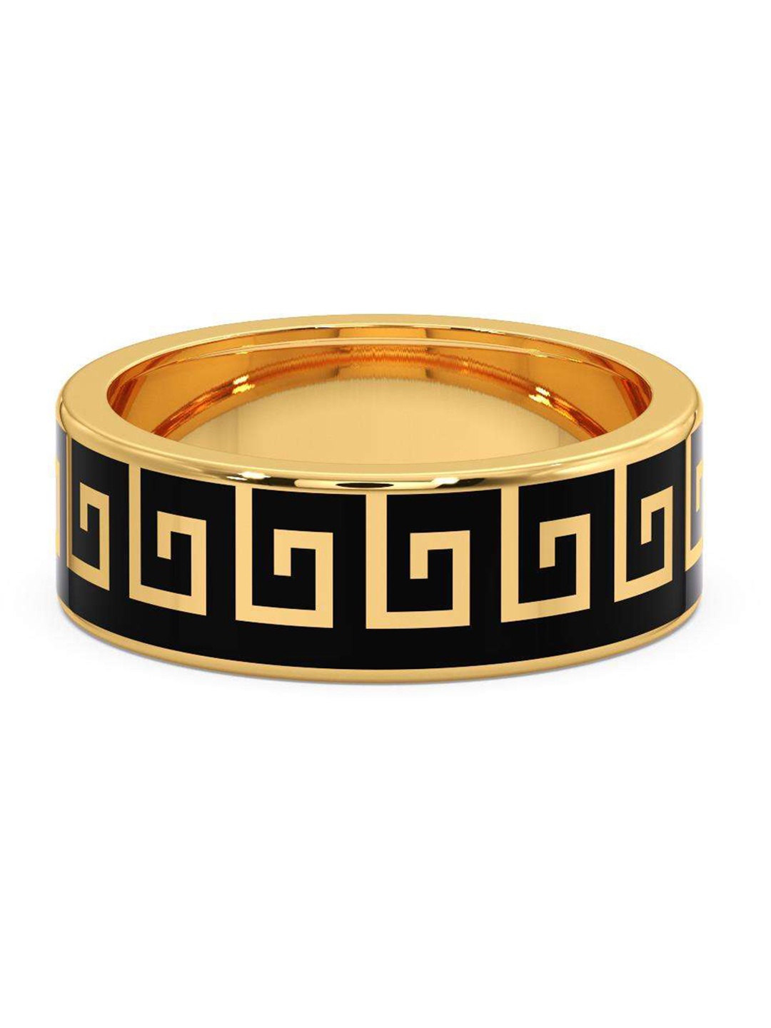 

CANDERE A KALYAN JEWELLERS COMPANY Men 18KT BIS Hallmark Gold Ring - 4.19gm