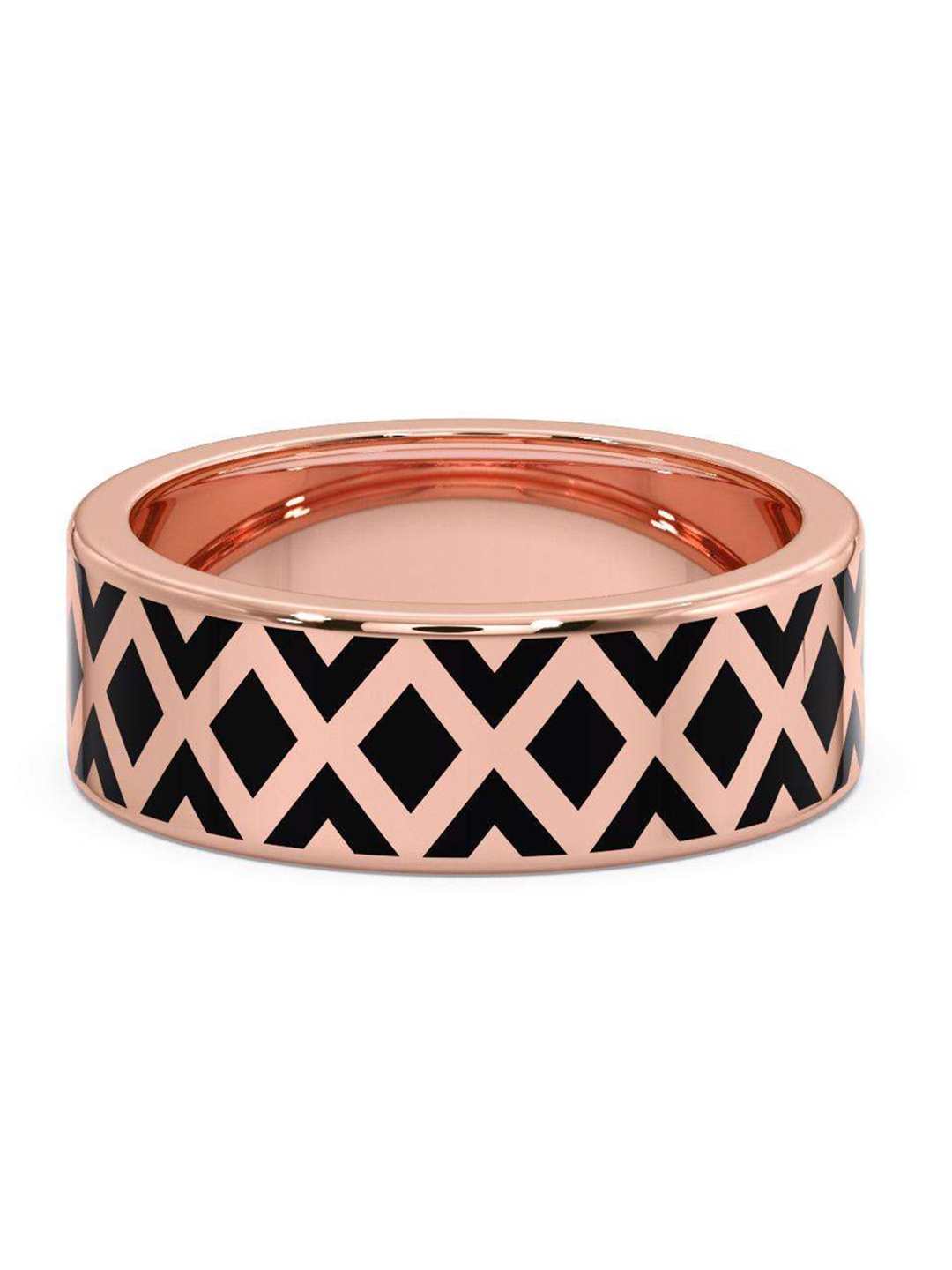 

CANDERE A KALYAN JEWELLERS COMPANY Men 14KT BIS Hallmark Rose Gold Finger Ring-4.84gm