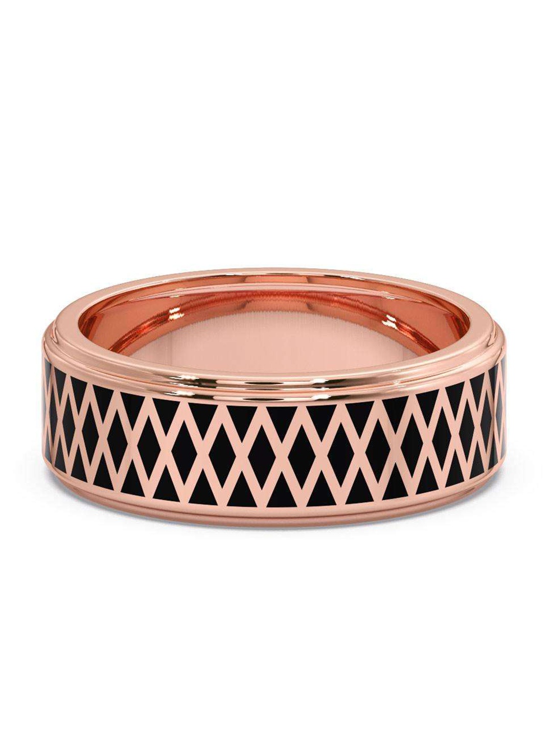 

CANDERE A KALYAN JEWELLERS COMPANY Men 14KT Rose Gold Ring-4.04gm