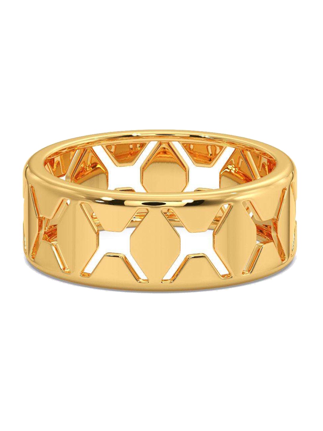 

CANDERE A KALYAN JEWELLERS COMPANY Men 18KT BIS Hallmark Gold Ring - 5.5 gm