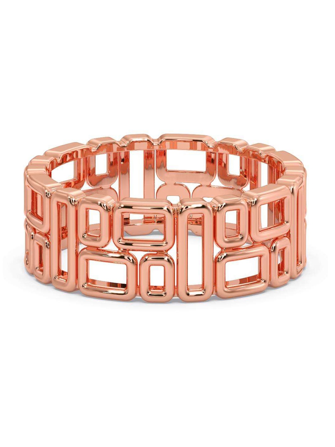 

CANDERE A KALYAN JEWELLERS COMPANY Men 14KT Rose Gold Ring-3.88gm