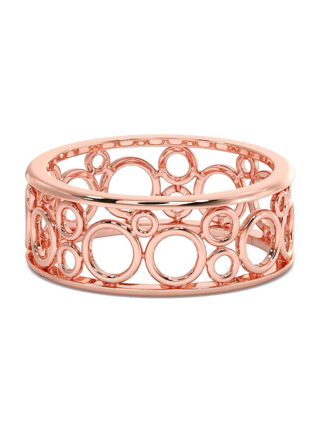 

CANDERE A KALYAN JEWELLERS COMPANY Men 18KT BIS Hallmark Rose Gold Finger Ring-3.5gm