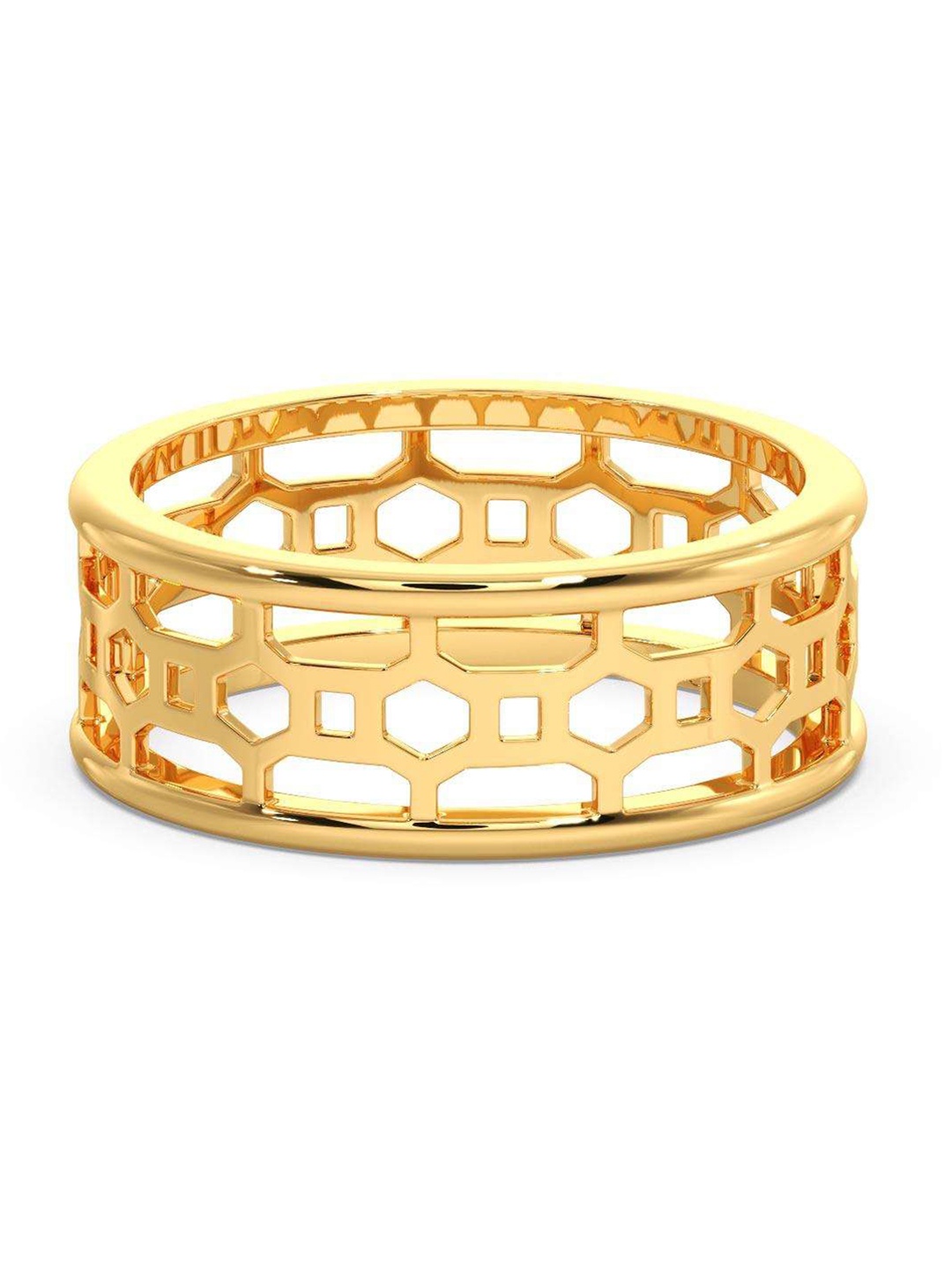 

CANDERE A KALYAN JEWELLERS COMPANY Men 14KT BIS Hallmark Gold Finger Ring-3.4gm