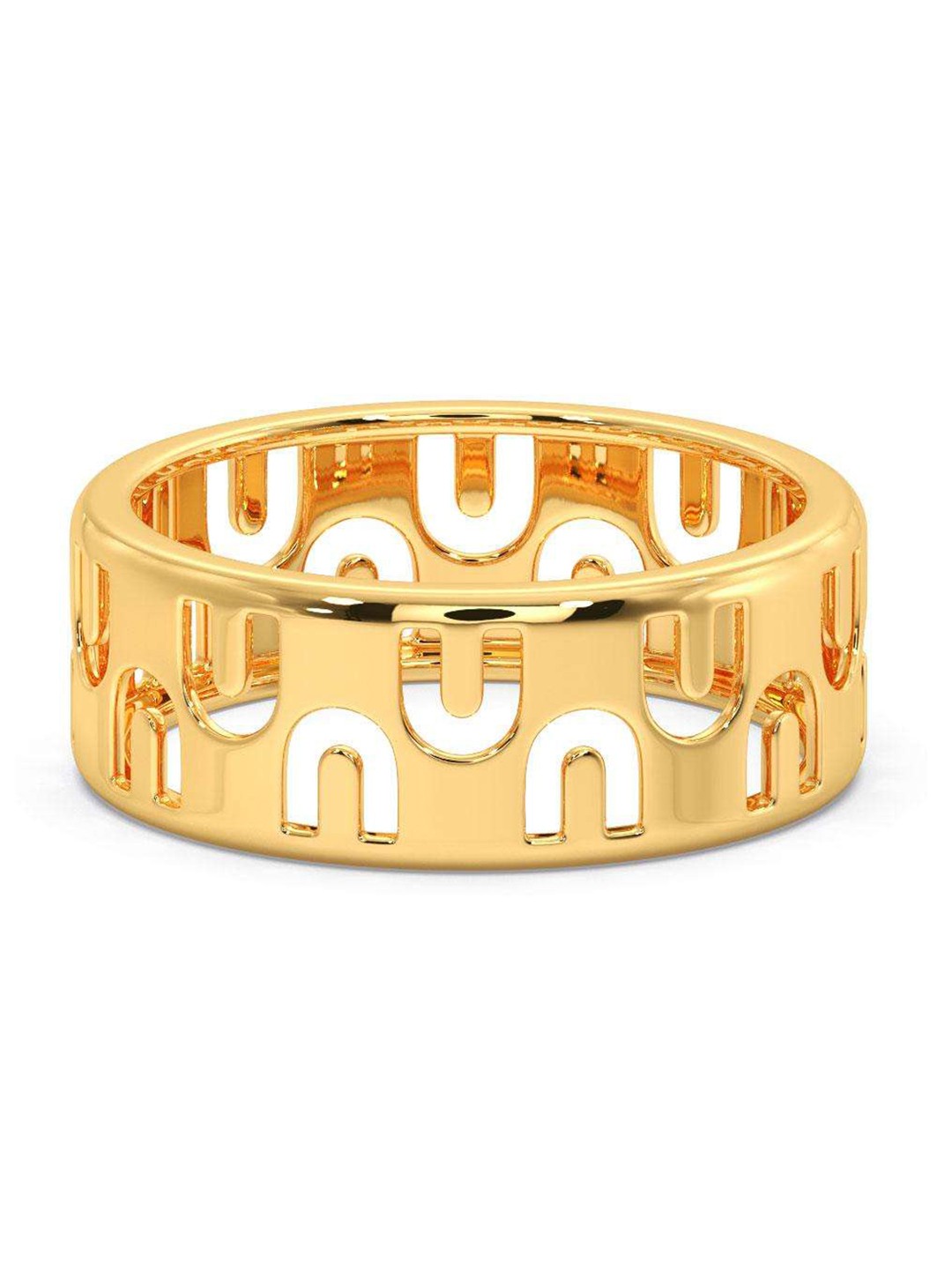 

CANDERE A KALYAN JEWELLERS COMPANY Men 18KT Gold Ring-3.52gm