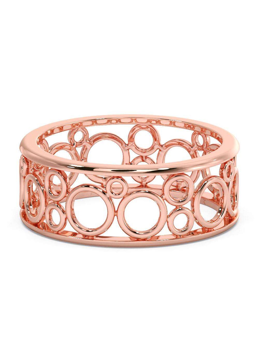 

CANDERE A KALYAN JEWELLERS COMPANY Men 18KT Rose Gold Ring-3.91 gm