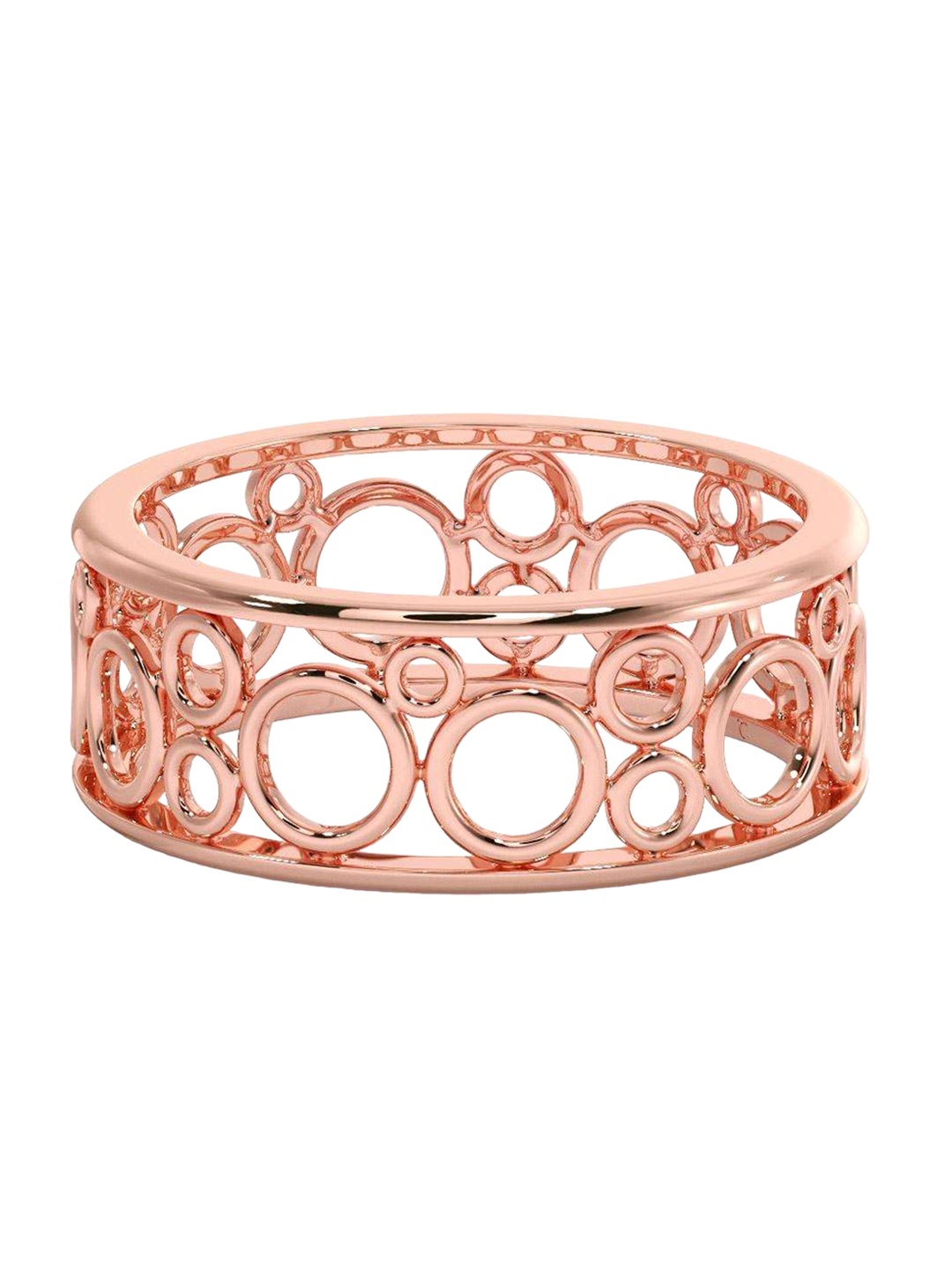 

CANDERE A KALYAN JEWELLERS COMPANY Men 18KT BIS Hallmark Rose Gold Ring-3.85 g