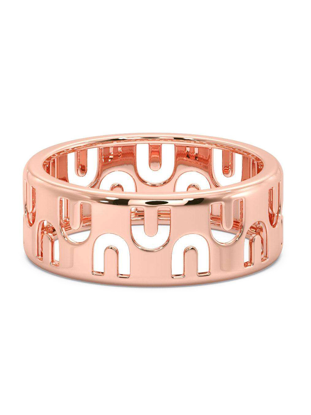 

CANDERE A KALYAN JEWELLERS COMPANY Men 14KT Rose Gold Ring - 3.85 g