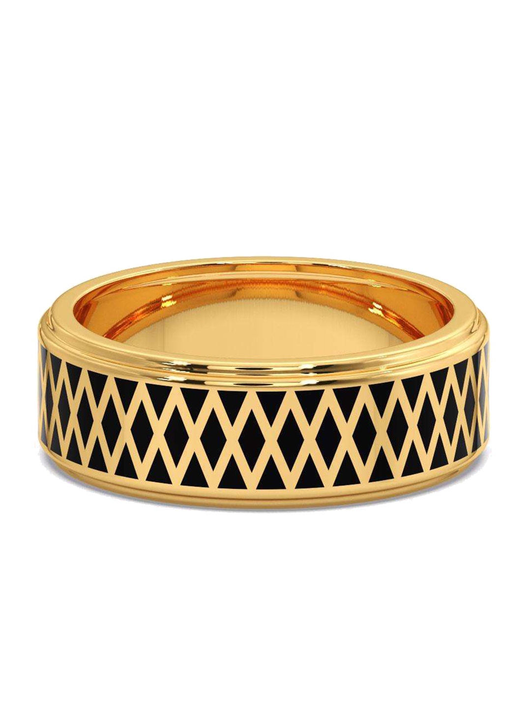 

CANDERE A KALYAN JEWELLERS COMPANY Men 14KT BIS Hallmark Gold Finger Ring Gold-4.13gm