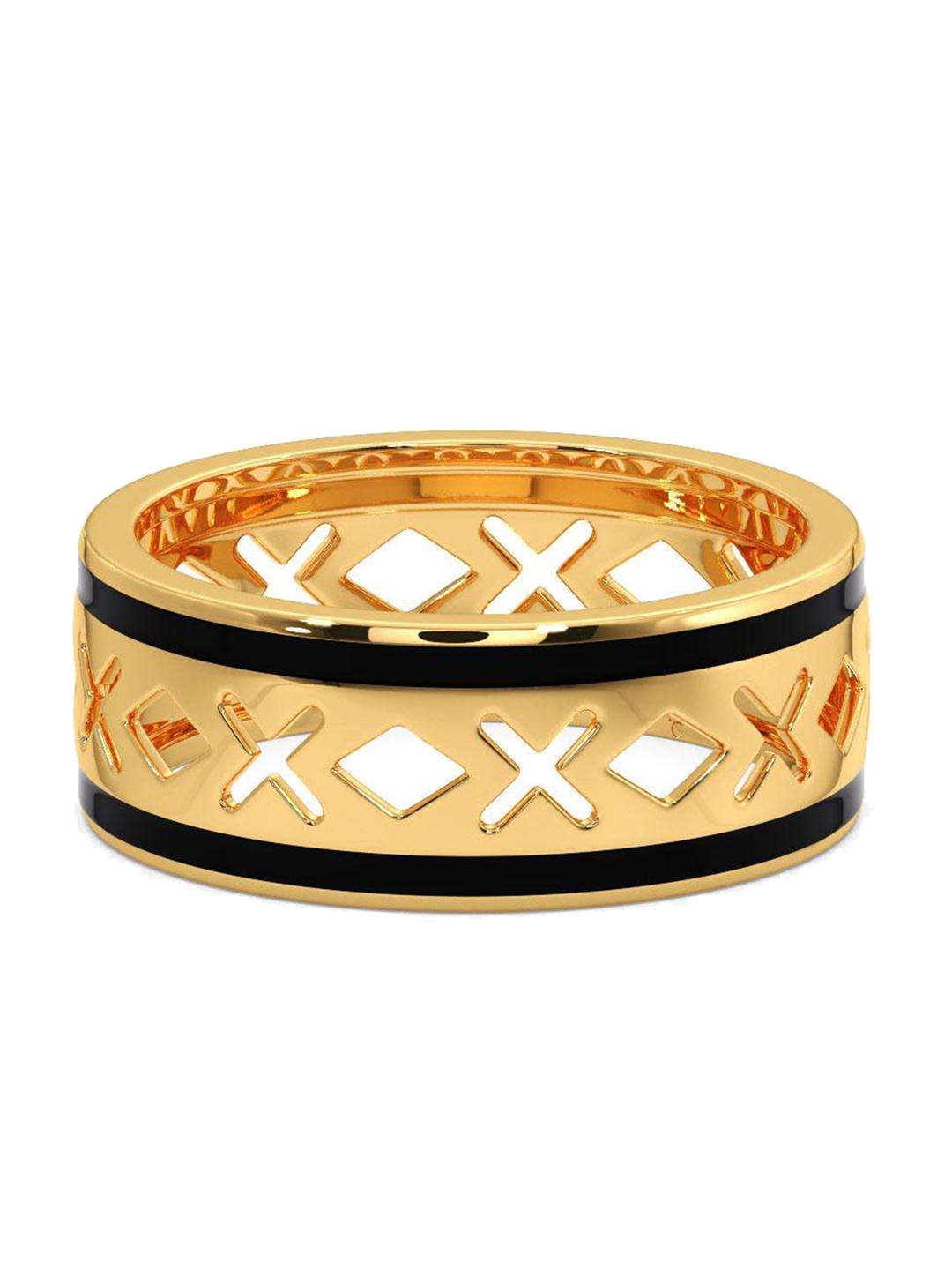 

CANDERE A KALYAN JEWELLERS COMPANY Men 18KT Gold Ring-3.52 g