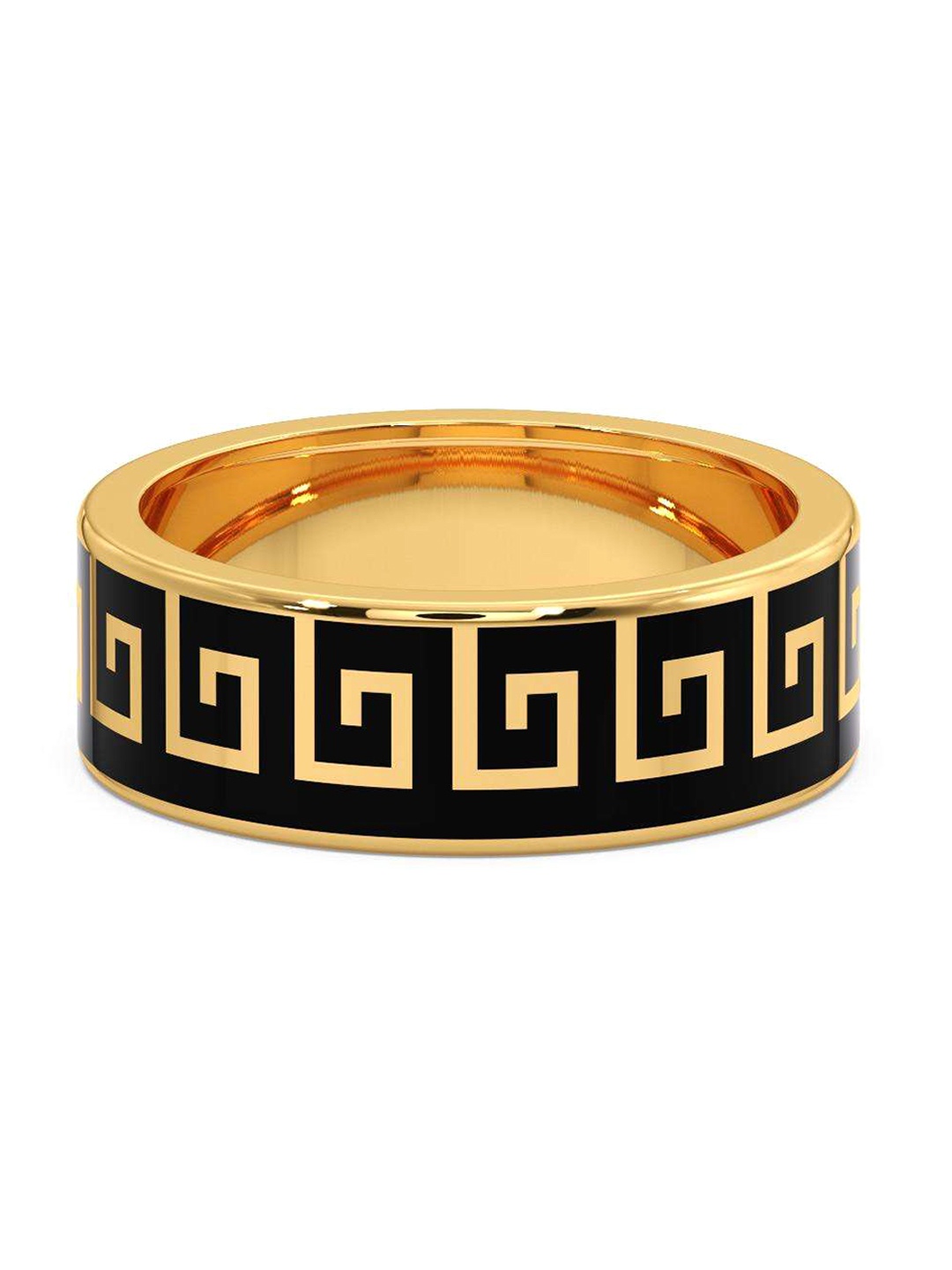 

CANDERE A KALYAN JEWELLERS COMPANY Men 14KT BIS Hallmark Gold Ring-3.74gm