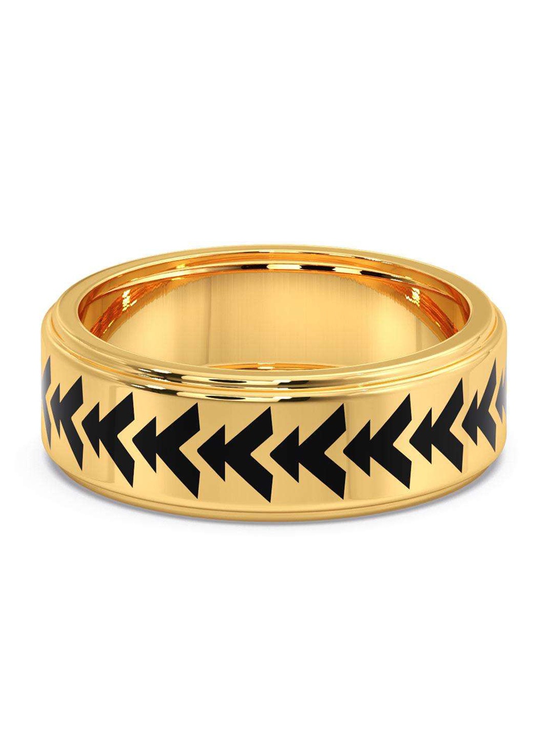 

CANDERE A KALYAN JEWELLERS COMPANY Men 14KT BIS Hallmark Gold Finger Ring-4.06 gm