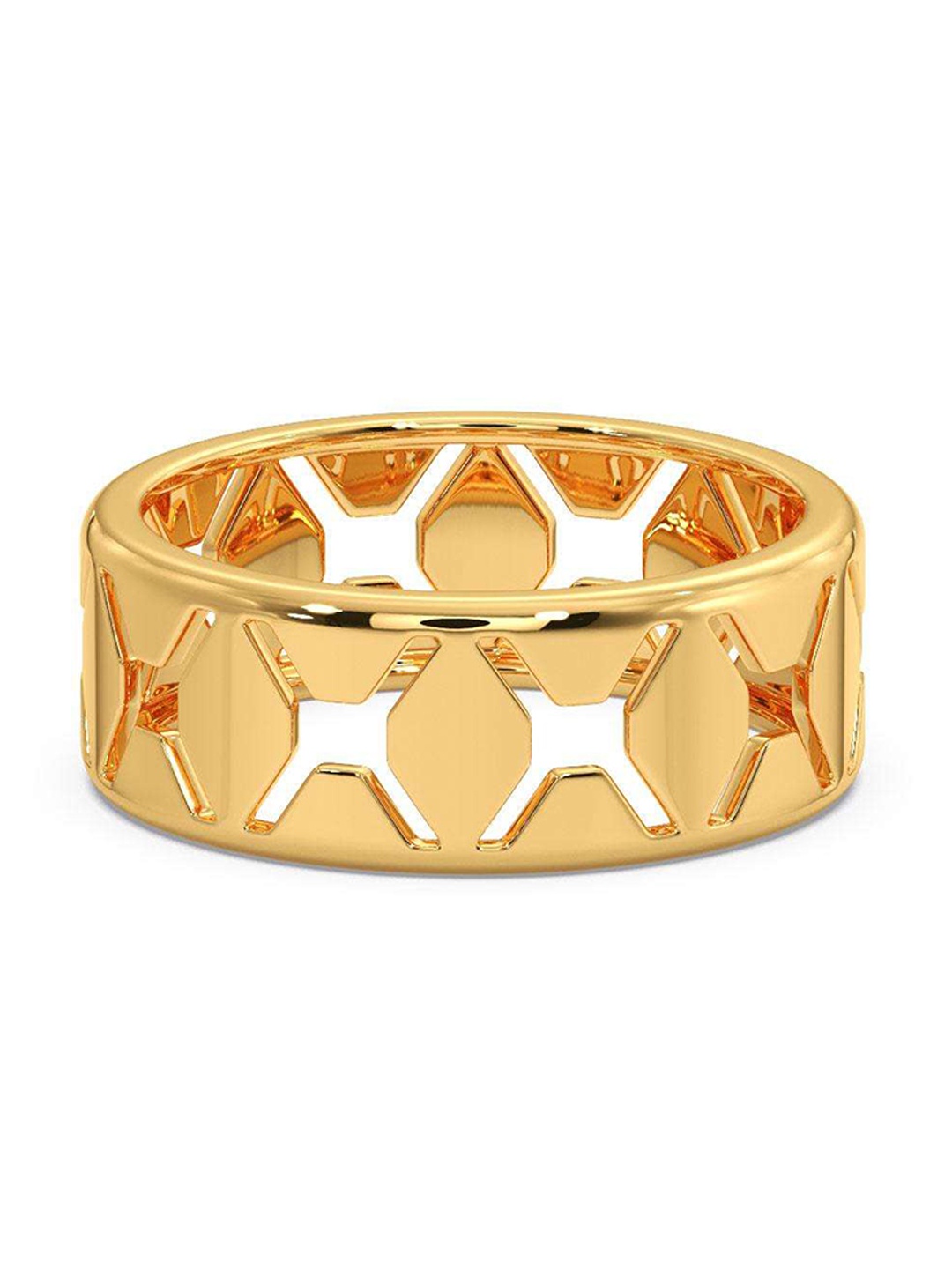 

CANDERE A KALYAN JEWELLERS COMPANY Men 14KT Gold Ring-4.17gm