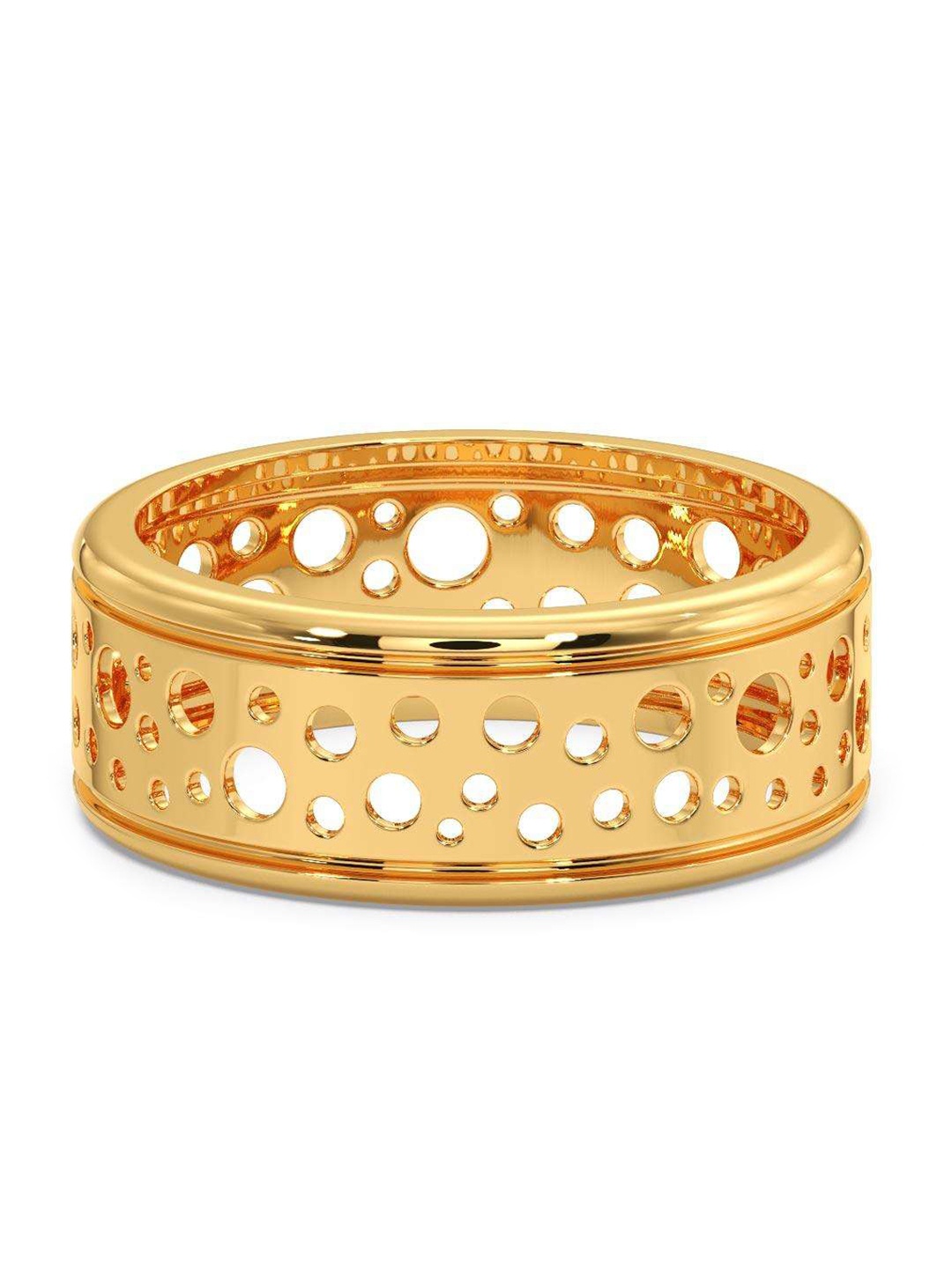 

CANDERE A KALYAN JEWELLERS COMPANY Men 14KT BIS Hallmark Gold Finger Ring-3.9 gm