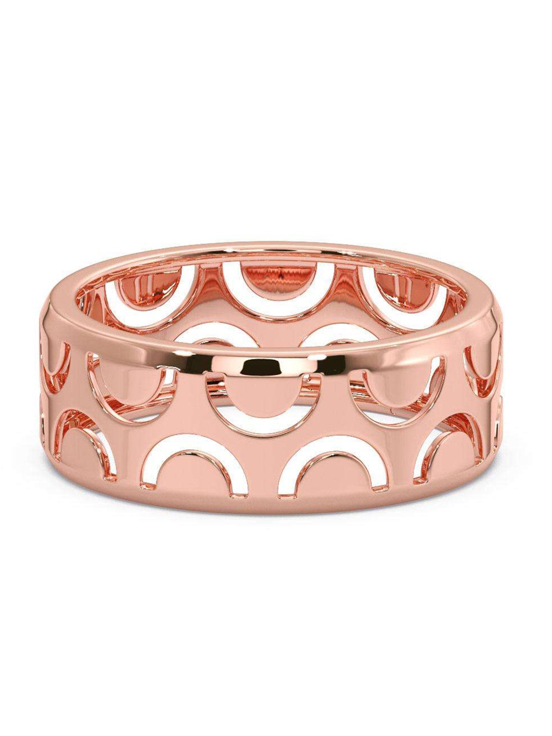 

CANDERE A KALYAN JEWELLERS COMPANY Men 14KT Rose Gold Ring - 3.76gm