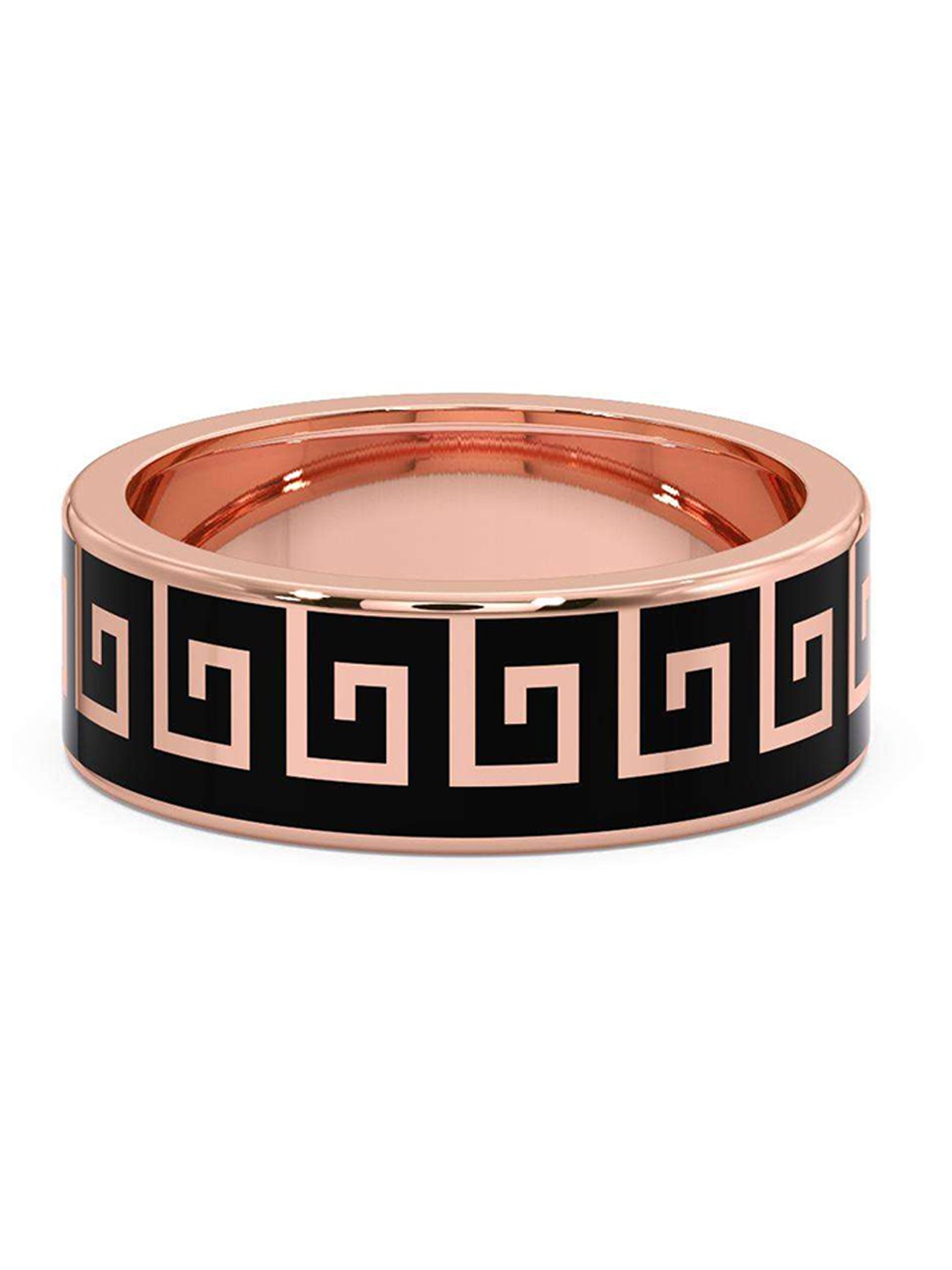 

CANDERE A KALYAN JEWELLERS COMPANY Men 14KT Rose Gold Ring 4.15 g